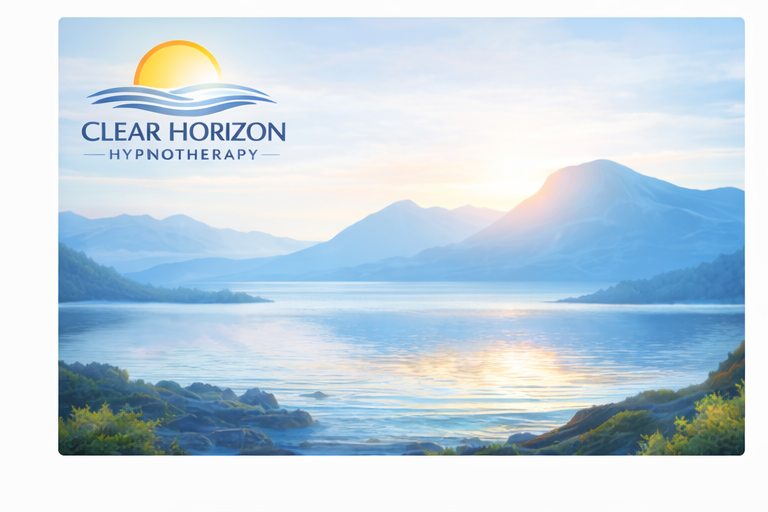 Calm mountain lake reflecting confidence and clarity for men's health work